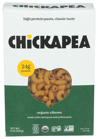 Chickapea Pasta Organic Chickapeas & Lentils Elbows Pasta, 8 Oz