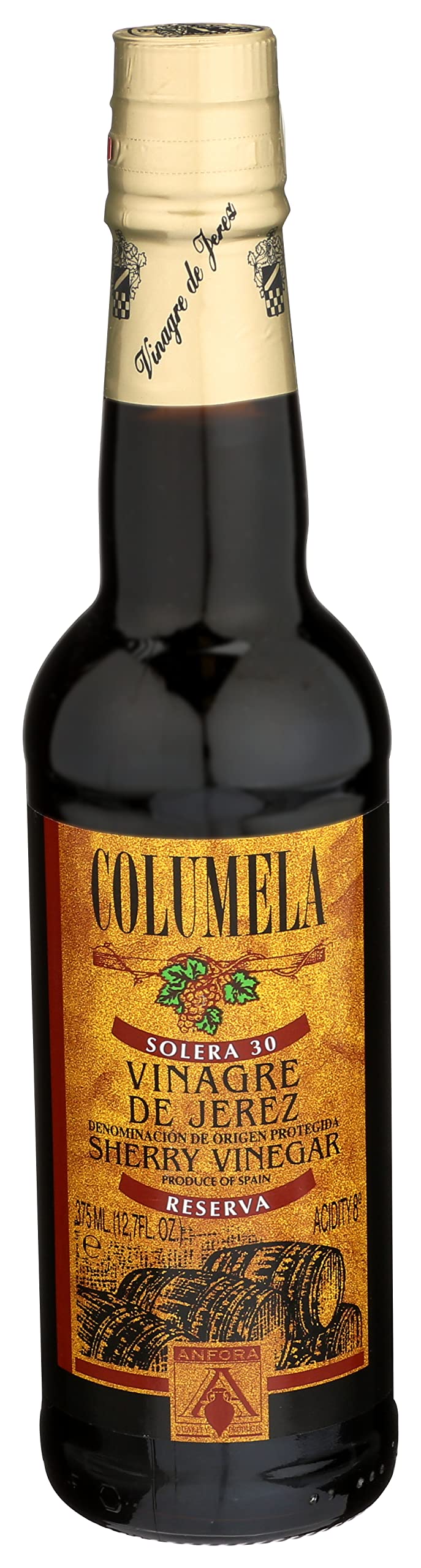 Columela 30 Year Sherry Vinegar, 12.7 Fl Oz, Pack of 1, Model 0734492428263