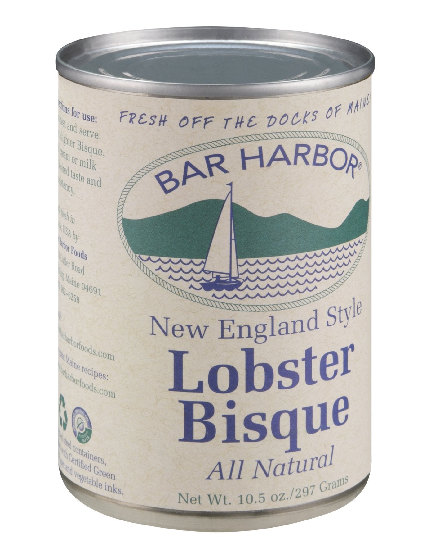 Bar Harbor All Natural Lobster Bisque (6X10.5Oz)