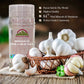 Himalayan Chef Himalayan Pink Garlic Salt, 3.6 Oz Grinder, Natural Seasoning, Clear