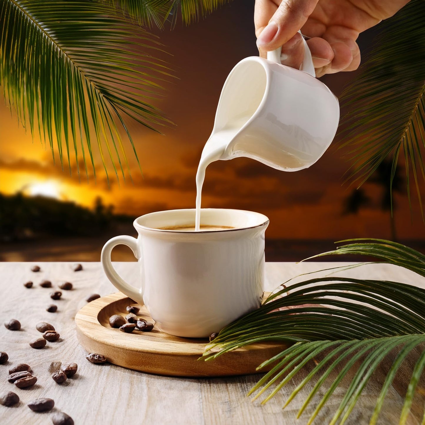 Fresh Roasted Coffee Jamaican Me Crazy Flavored Coffee, Medium Roast, 32 oz, Ground, Kosher