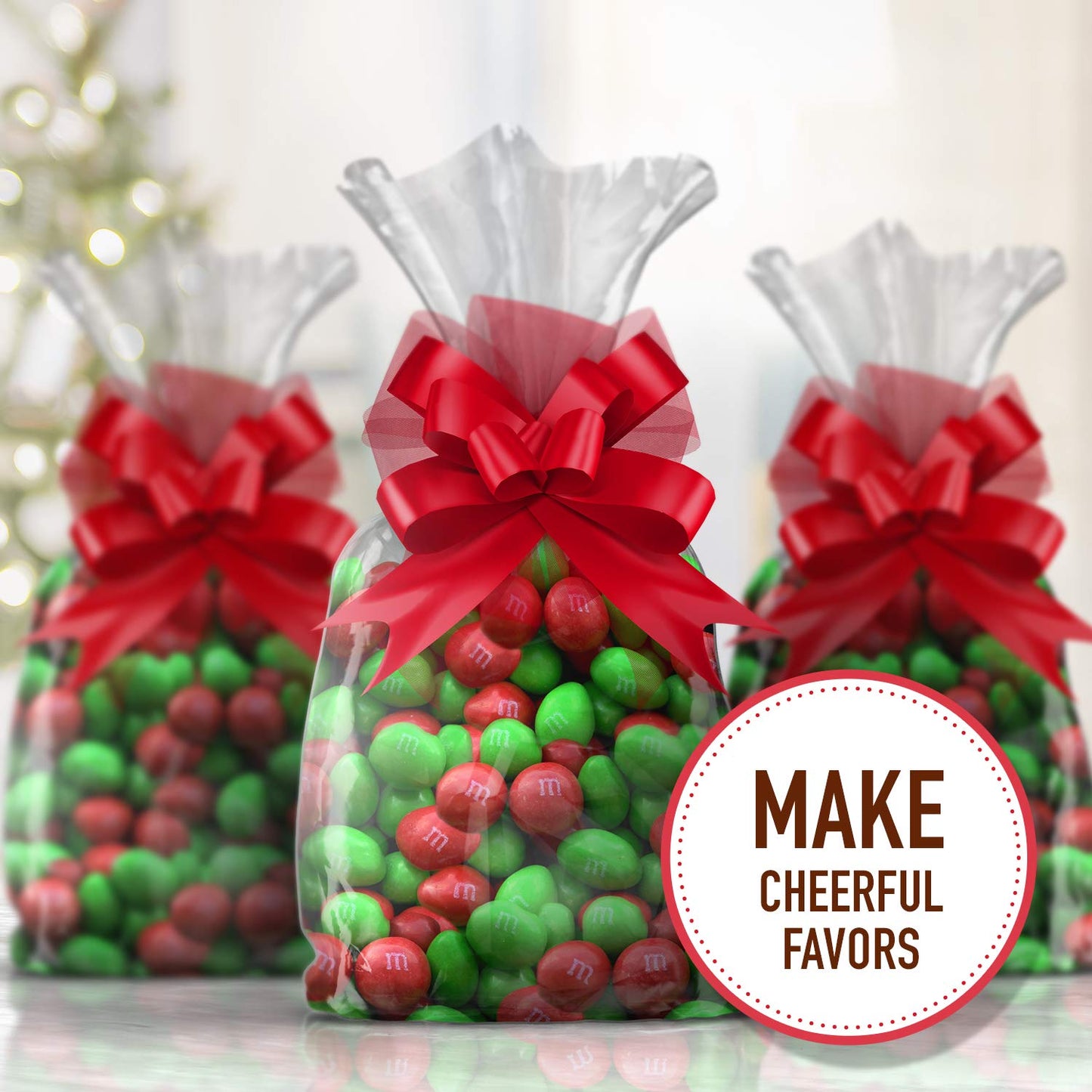 M&M S Peanut Milk Chocolate Candy, Christmas Stocking Stuffers, Bulk Christmas Candy 38 oz Bag