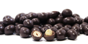 Sugar Free Dark Chocolate Covered Peanuts by Its Delish, Half Pound (8 Oz Bag) Kosher Parve and Vegan Semisweet Chocolate