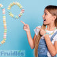 The Dreidel Company Stretchable Bracelet & Necklace Candy, Multicolor, 48-Pack