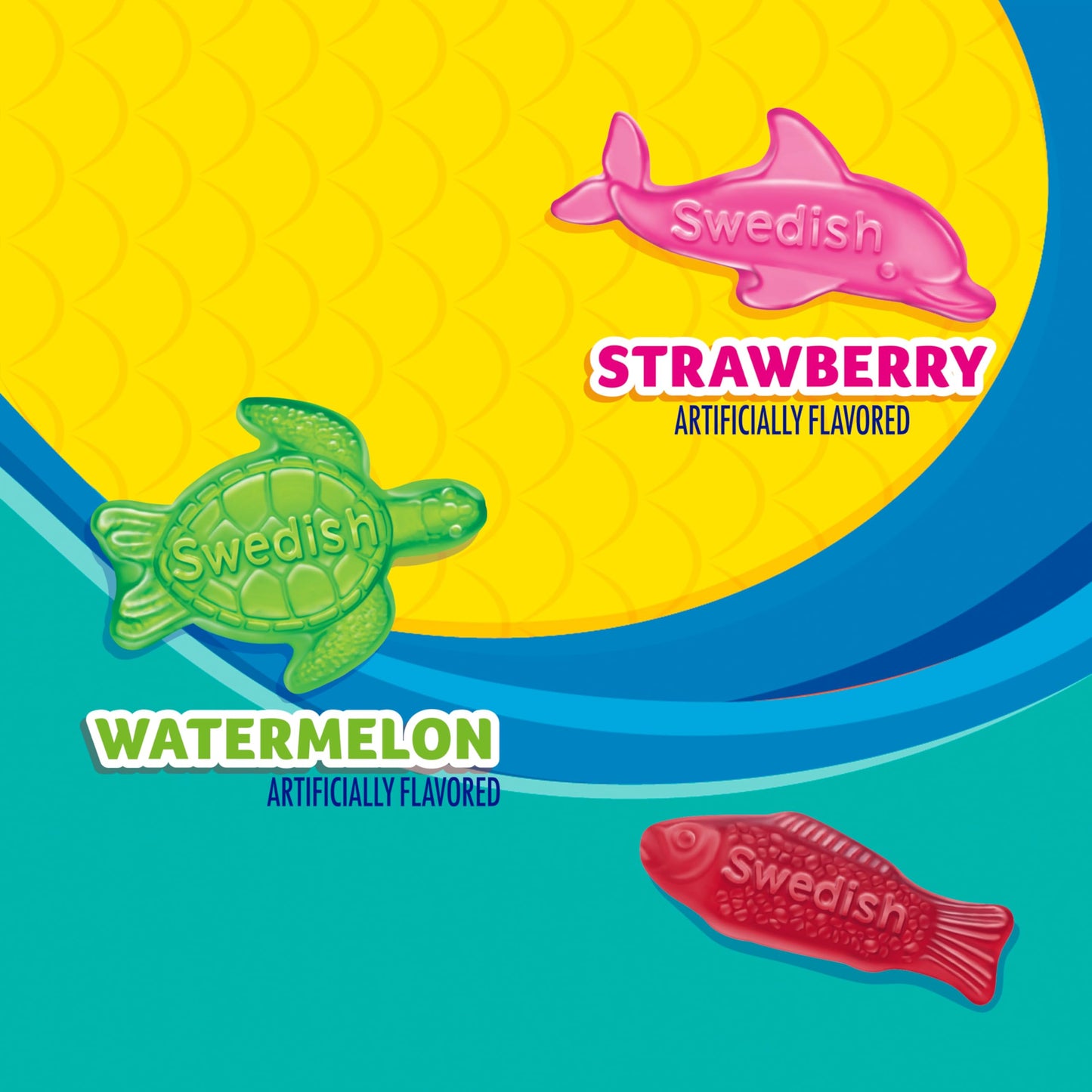 Swedish Fish Soft & Chewy Candy, Mixed Fruit, 12 Bags of 3.59 oz Each