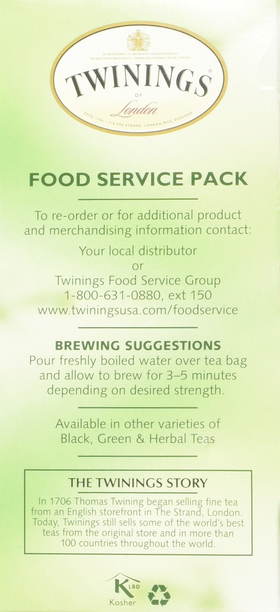 Twinings Pure Peppermint Tea, 25 Count