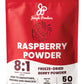 Jungle Powders Freeze Dried Raspberry Powder 7 Ounce Bag, Powdered Unsweetened Freeze Dried Raspberries, Additive, Filler, And G