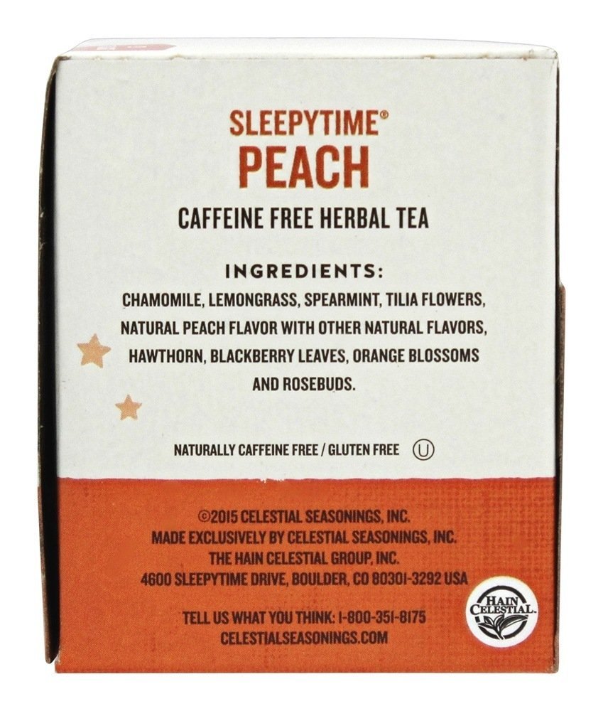 Herb Tea,Sleepytime,Peach, 2.5 Pound