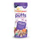 Happy Baby Organic Superfood Puffs Purple Carrot & Blueberry, 2.1 Ounce Canister Organic Baby Or Toddler Snacks, Crunchy Fruit &