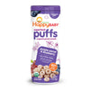 Happy Baby Organic Superfood Puffs Purple Carrot & Blueberry, 2.1 Ounce Canister Organic Baby Or Toddler Snacks, Crunchy Fruit &