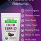 Pristine Nutri Organic Dried Elderberries | Non-GMO, Wildcrafted | 32 oz Bulk | Immunity Booster
