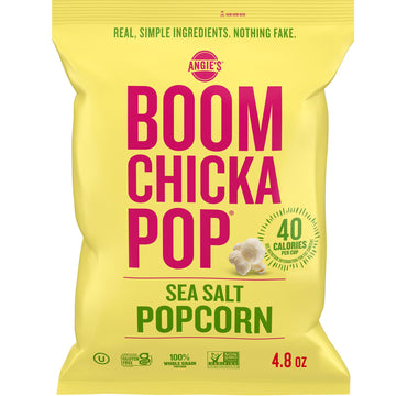 Angies BOOMCHICKAPOP Sea Salt Popcorn, 4.8 oz.