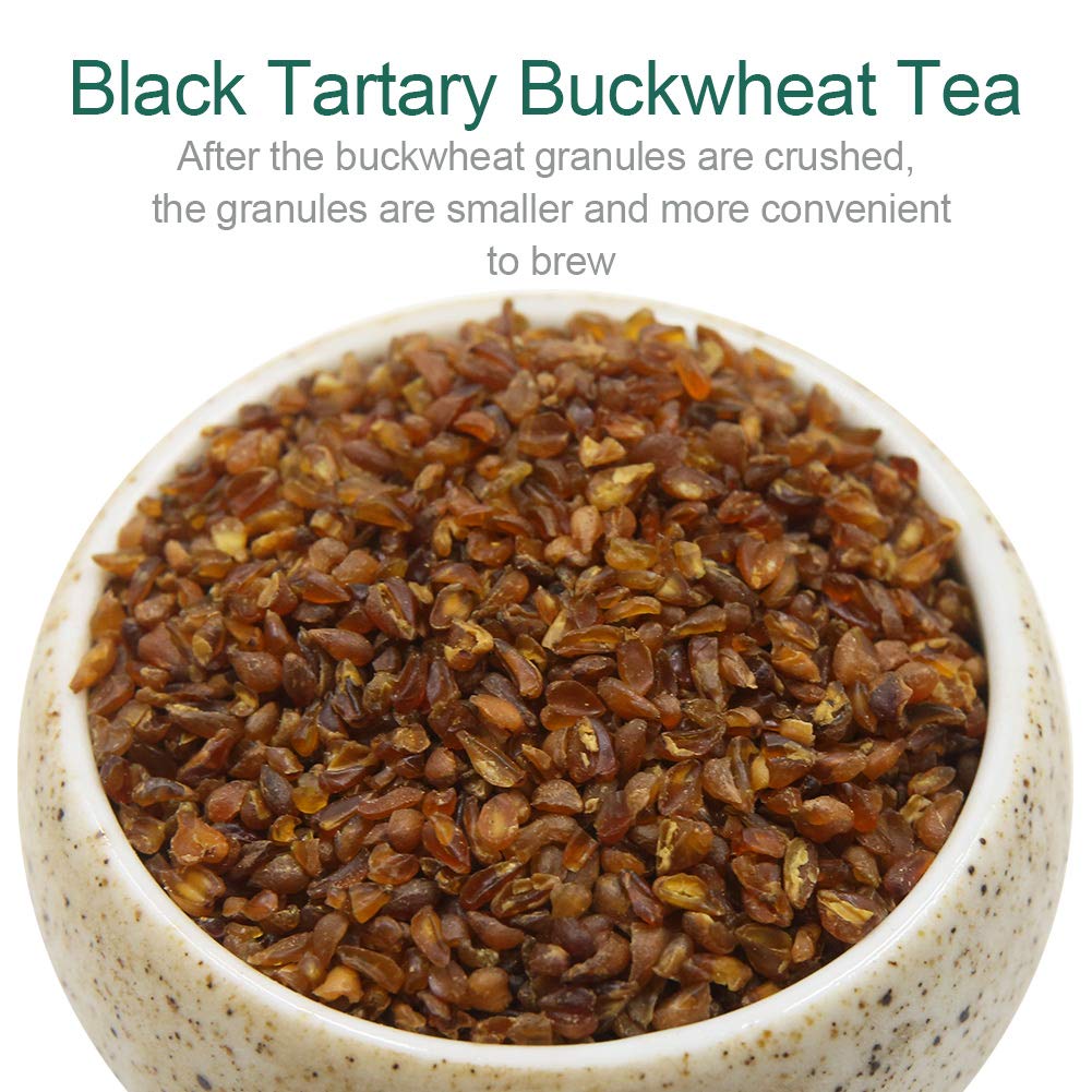 FullChea Himalayan Tartary Buckwheat Tea, Roasted Loose Leaf, Caffeine Free, 16oz/453g, Non-GMO, Gluten Free