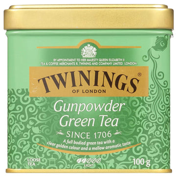 Twinings Of London Loose Gunpowder Green Tea, 3.53 Ounce Tin