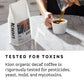 Kion Organic Decaf Whole Bean Coffee  Tested for Toxins  Ethically Sourced  Rich  Bold  and Smooth  Medium Roast 12 Oz (1 Pack)