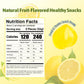 Joyvitas Peelable Gummy VC Lemon Candy - Low Sugar, Individually Wrapped, Resealable Snacks, 3.17oz (Pack of 8)