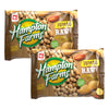 Hampton Farms - Jumbo Raw Natural In-Shell Peanuts - Great for Boiling - 24 oz. Bags - 2 Pack