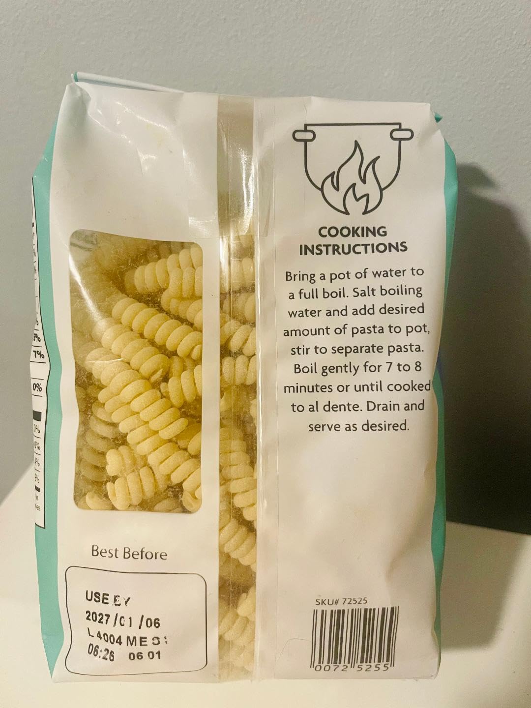 Generic Organic Fusilli Pasta, Bucati Corti, 16 Ounce