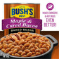 Bush'S Best 16 Oz Canned Maple Cured Bacon Baked Beans Source Of Protein And Fiber, Low Fat, Gluten Free, (Pack Of 12)