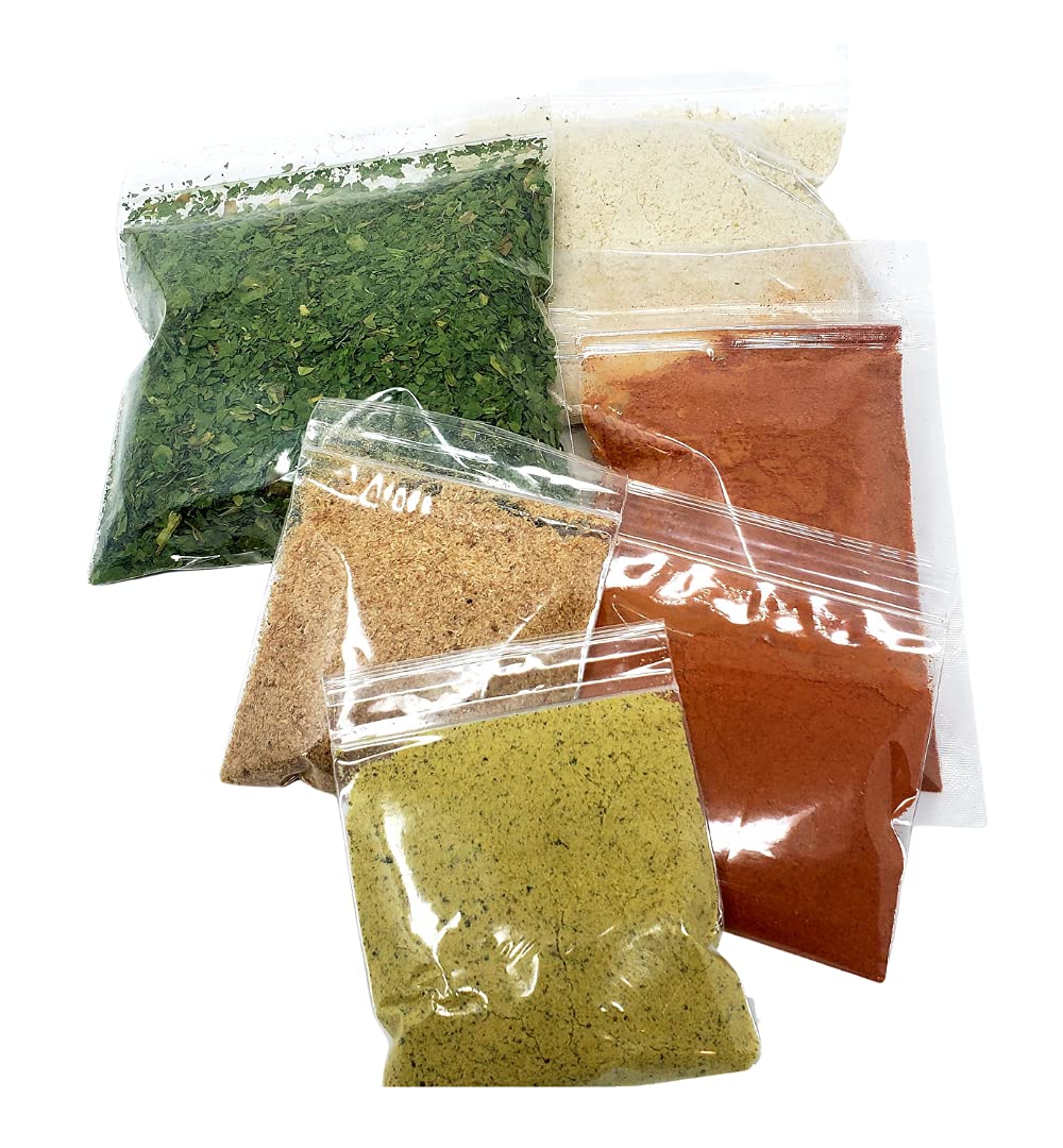 Chef Lilian'S Egusi Kit- Nigerian West African Food Kit With Ground Melon Seeds (Egusi), Dehydrated Spinach, Traditional Seasoni