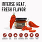 Louisiana Pepper Exchange Ghost Pepper Puree Sauce, Super Hot Chili Spicy Flavor Seasoning, Plant-Based, Gluten-Free, Replaces G