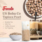 Fanale Unsweetened Tapioca Pearls, Easy to Cook Boba Balls for Tea & Desserts, Brown Sugar Flavor, 1 Pound Pack
