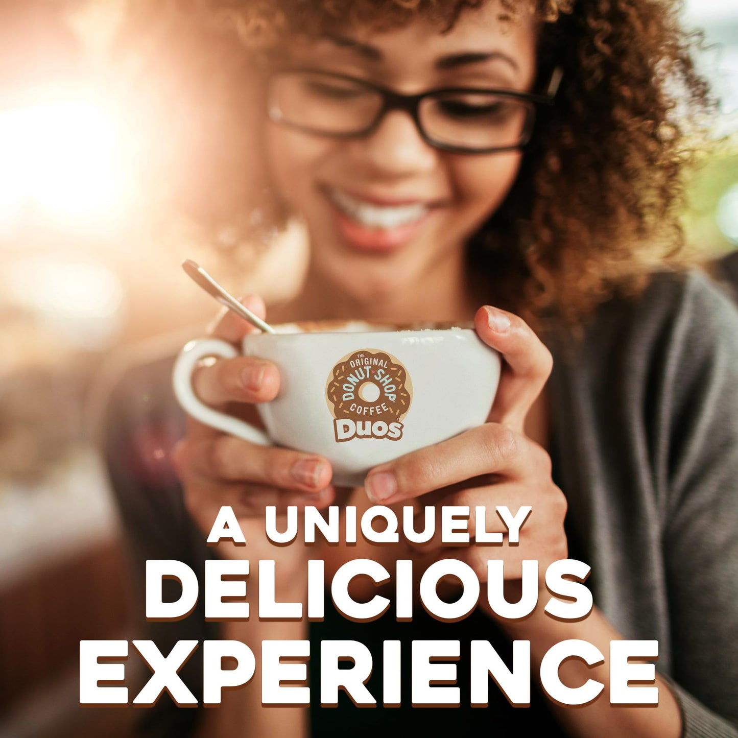 The Original Donut Shop Duos White Chocolate + Vanilla, Keurig Single Serve K-Cup pods, 72 Count