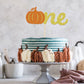 Gyufise 1 Pack Pumpkin One Cake Topper Glitter Fall Theme Little Pumpkin 1St Birthday Cake Pick Decorations For Baby Shower Firs