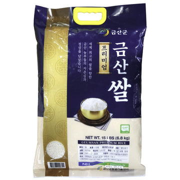 GEUMSANGOON - ??? Premium Korean White Rice, Product of Korea 15Lbs