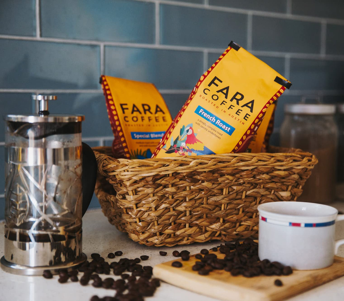 Fara Coffee, Whole Bean (Decaf (Medium/Dark), 2.2 Lb)
