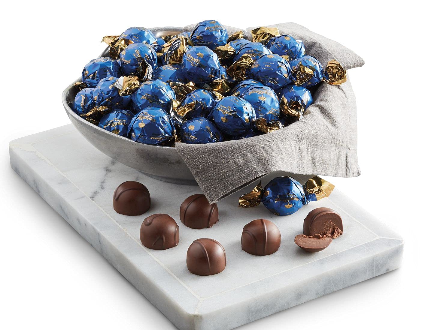 Harry & David Milk Chocolate Truffles  50-Count  Milk Chocolate Truffles  Bulk Candy  After Dinner Treats  Candy Sampler