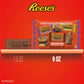 REESES Assorted Milk Chocolate Snack Size Peanut Butter Shapes, Halloween Candy Bag, 9 oz