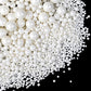 Joyvitas Edible White Pearl Sugar Sprinkles for Cake Decorating, 150g/5.29oz, Perfect for Cupcakes and Parties