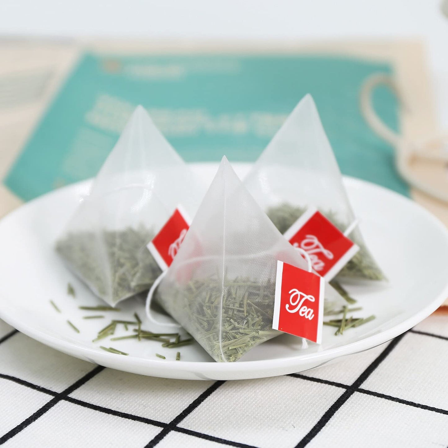 TEARELAE Pine Needle Tea Bags - 100% Pure Natural Dried Masson Pine Needles - 40 Count - Caffeine-Free - 3.53oz/100g