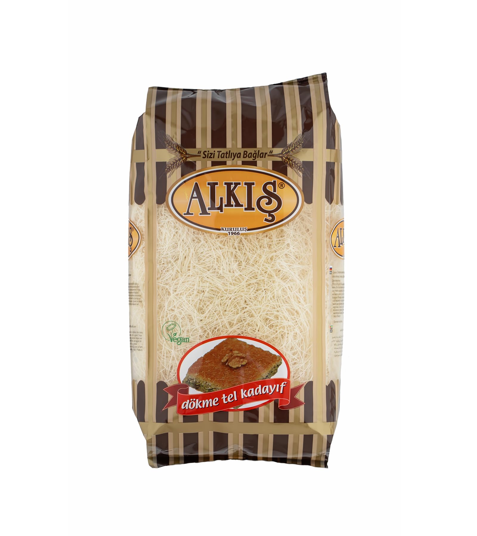 Kataifi, Kataifi Shredded Fillo Dough, Kadayif, Kataifi Pastry, Phyllo Dough 500 Gr/1.1 Lb