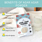 Agar Agar Powder, Vegan Unflavored Gelatin Substitute, Non-Gmo, Gluten Free, No Additives And Preservatives, 4Oz