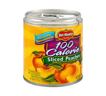 Del Monte Canned Sliced Peaches In Extra-Light Syrup, 8.25 Ounce (Pack Of 12)