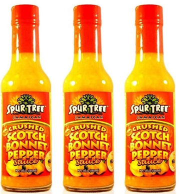 Spur Tree Jamaican Scotch Bonnet Pepper Sauce – Scotch Bonnet Hot Sauce For An Authentic Jamaican Experience – Scotch Bonnet Peppers To Spice Up Your Dish (5 Oz, 3 Pack)