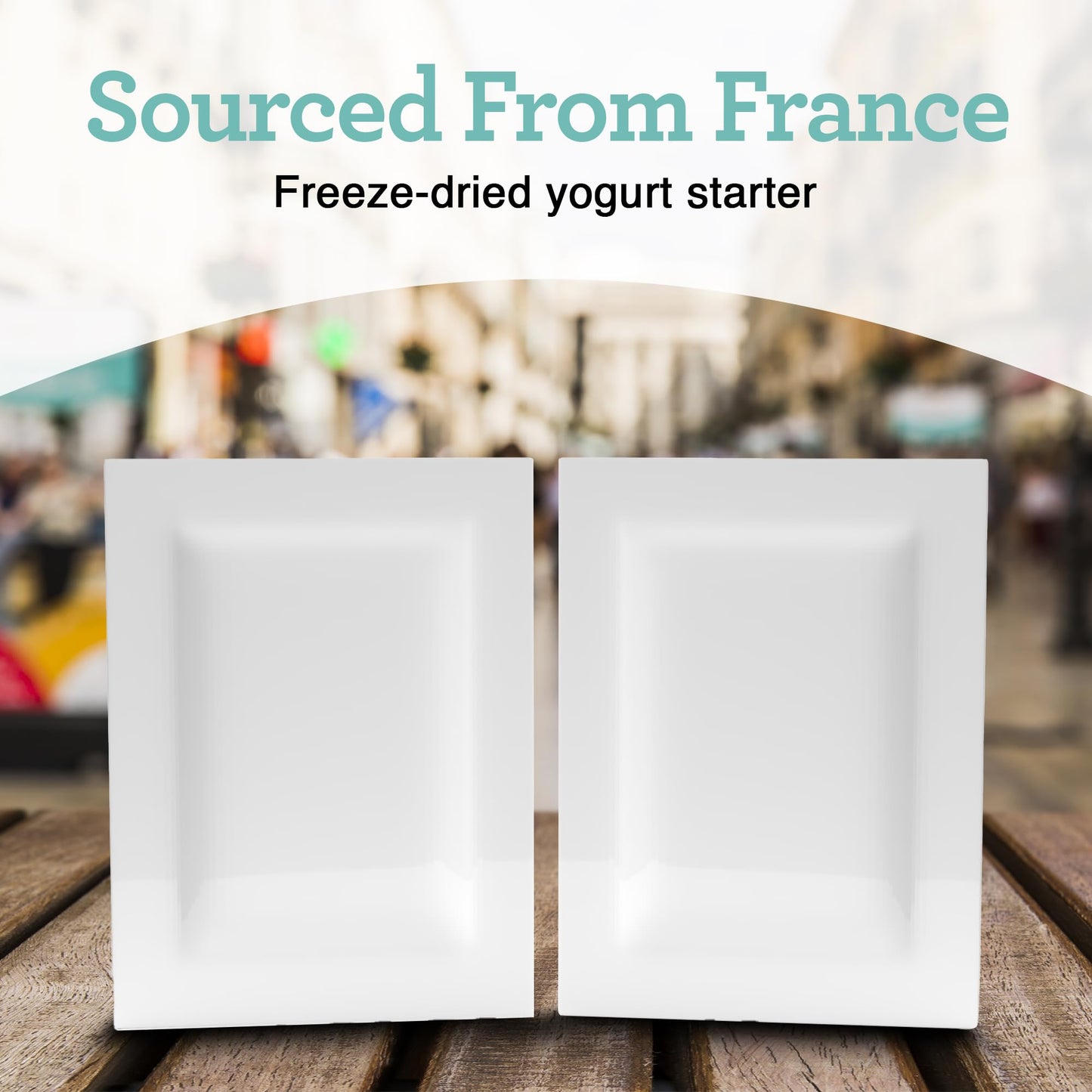 Euro Cuisine Yogurt Culture Starter - Probiotic Pouches for Creamy Homemade Yogurt - 1 Pack - White - Model RI1020