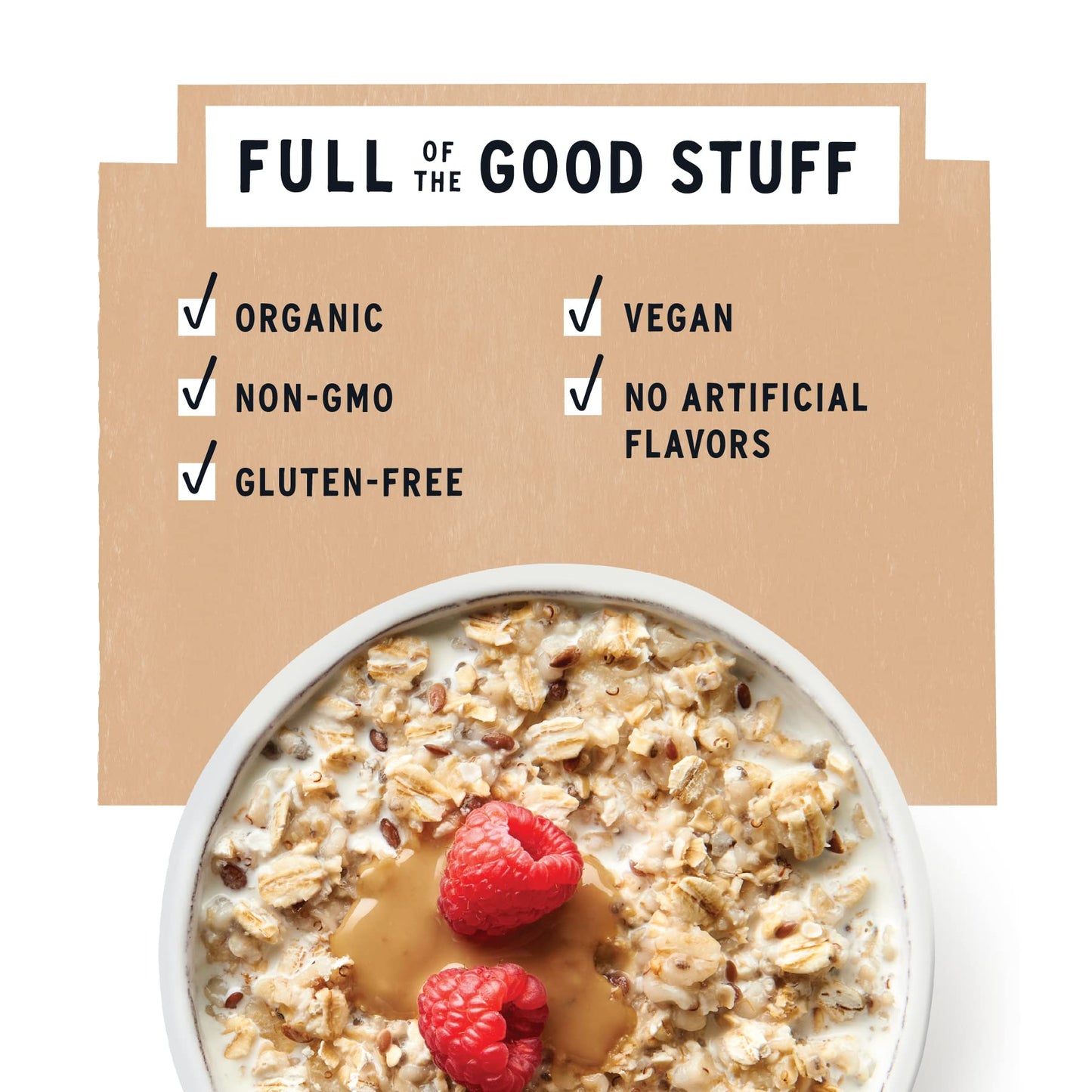 Purely Elizabeth Superfood Oatmeal, Original, Vegan Friendly, Usda Certified Organic, Gluten Free & Non-Gmo, 10 Ounce (Pack Of 6