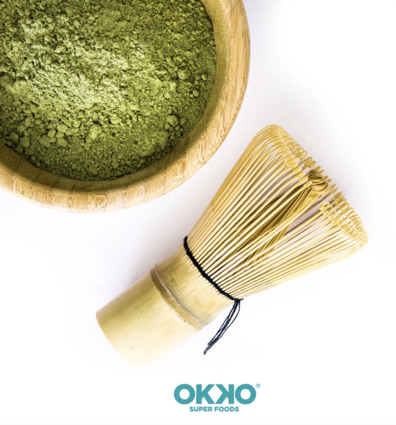 Matcha Okko Super Foods, Molido Ultra Fino, T   Verde Org  Nico En Polvo, Antioxidante, Ayuda A Reducir La Grasa Por Sus Propied