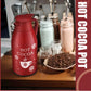 LemonRoad 1 Pcs 68 oz Hot Chocolate Drink Dispenser Red Cocoa Drink Dispenser for Keeping Christmas Hot Cocoa Bar Supplies for C