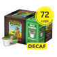 Cafe Don Pedro Decaf Coffee Pods - Low Acid 100% Arabica, 72 K-Cups, 1 Count