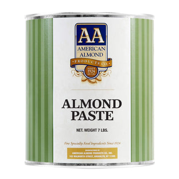 American Almond Almond Paste - Case of Six 7 lb Cans
