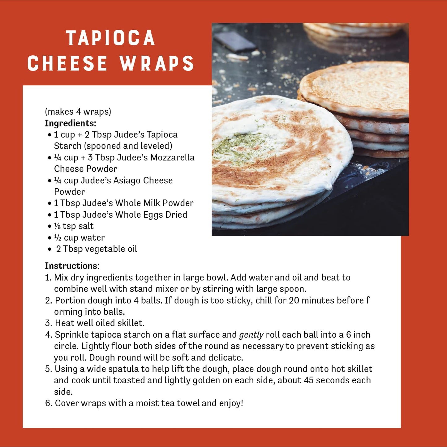 Judees Tapioca Starch 1 lb - Non-GMO, Gluten-Free and Nut-Free - Great for Gluten-Free Baking, Cooking, Thickening, and Making B