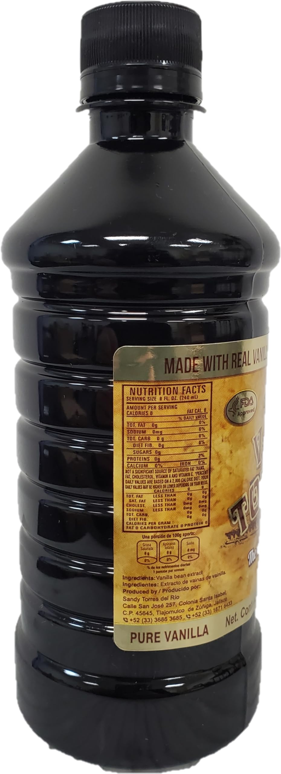 Totonac'S Pure Vanillas (Pure Vanilla (Amber), 16.6 Fl Oz (Pack Of 1))