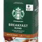 Starbucks Breakfast Blend Coffee, Whole Bean, 12 Ounce Bags, Pack of 3