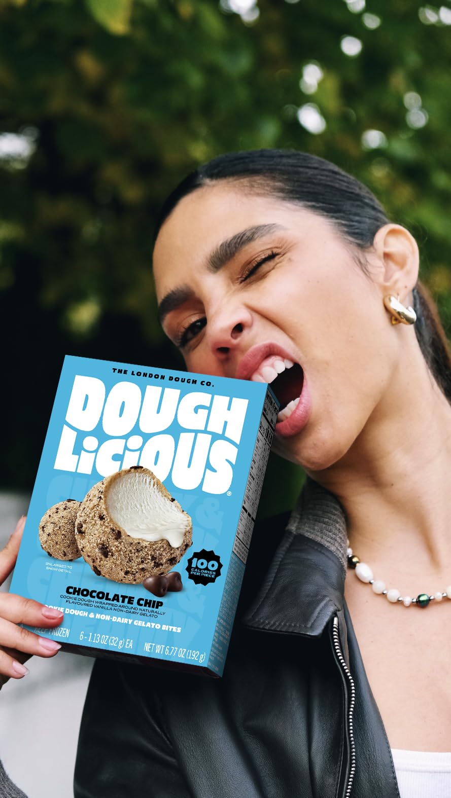 DOUGHLICIOUS Chip Chocolate Cookie Dough & Gelato Bites, 6.77 OZ