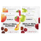 Simply Really Real Gummies | Made with Real Fruit | Assorted Bundle | 5.3 oz (Pack of 4) | No Cane Sugar + Gluten Free + Kosher