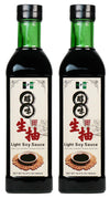 NPG Premium Tamari Light Soy Sauce 16.9 FL Oz (Pack of 2), Sauces for Fish, Dumpling, Noodles, and Marinade Meat, Perfect Condim